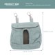 thumbnail image 2 of 1 jaula para conejos, comedero de heno, bolsa de heno para cobayas, soporte para almacenamiento de heno para chinchillas., 2 of 5