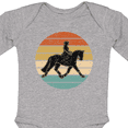 thumbnail image 4 of Inktastic Dressage Riding Equestrian Horse Boys or Girls Long Sleeve Baby Bodysuit, 4 of 5