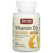 Jarrow Formulas Vitamin D3 2500 IU 100 Softgel