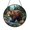 Acrylic 3.5 Inch, variant on Forest Bear Glass Style Suncatcher, Decorative Window Hanging Decor