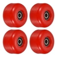 thumbnail image 1 of Unique Bargains Roue de Planche à Roulettes 54mm avec Roulements ABEC-9 Roues de Rue pour Skateboards Roue de Croisière 85A, Rouge Lot de 4, 1 of 4