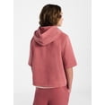 thumbnail image 2 of Weekend Academy Boys Fleece Hoodie with Short Sleeves, Sizes 4-18, 2 of 5