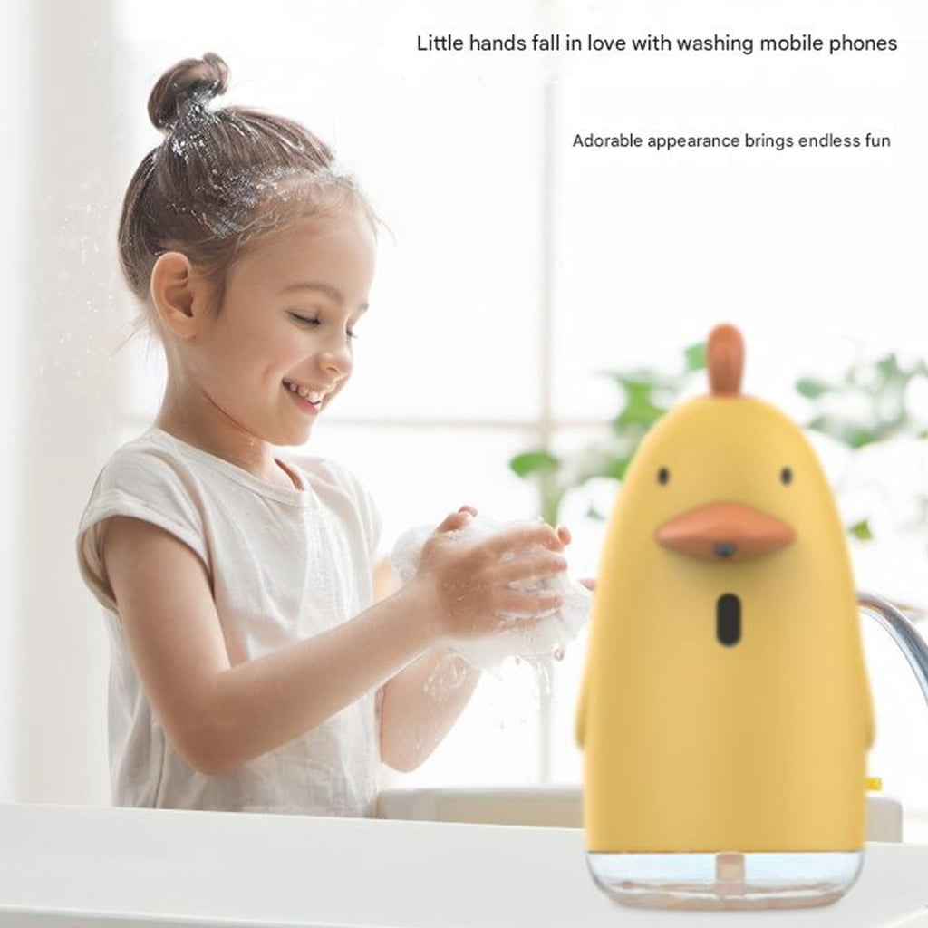 Automatic Foaming Soap Dispenser Lovely Ducks Touchless Hand Soap Foam Dispenser Induction Hand Washer for Hotel Bathroo