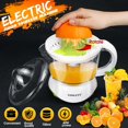 thumbnail image 4 of PRENSA DE CÍTRICOS ELÉCTRICA 40W Zumo Vitamina C Naranja Limón Pomelo Capacidad 0,7L Selector de Pulpa Blanca y Verde, 4 of 4