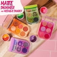 thumbnail image 5 of Profusion Cosmetics Milk Tea 6-Shade Eyeshadow Palette, Multi-Finish Matte Shimmer & Metallic Pigments with Long-Wearing Buildable Formula, Berry, 5 of 6