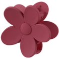 thumbnail image 4 of Pinza con forma de garra con forma de flor HUOGUO, colores caramelo para mujer, talla grande, 4 of 5