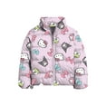 thumbnail image 4 of Hello Kitty and Friends Girls Print Zip Puffer Jacket, Lightweight, Sizes 4-18, 4 of 8