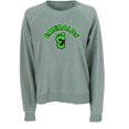 thumbnail image 2 of Women's Light Green Eugene Emeralds Fleece Out Pullover Sweatshirt, 2 of 3