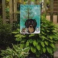 thumbnail image 2 of Caroline's Treasures BB1585GF Christmas Tree and Longhair Black and Tan Dachshund Flag Garden Size , Small, multicolor, 2 of 3
