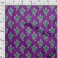 thumbnail image 2 of oneOone Viscose Chiffon Fabric Leaves & Floral Block Decor Fabric Printed BTY 42 Inch Wide, 2 of 4