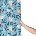 thumbnail image 3 of Shower Curtain, starfish seashells sea weed Waterproof Fabric Plastic Shower Curtain, Drying Fast Bathroom Curtain with 9 Buttonholes, Ruffle Shower Curtain 60x72in, 3 of 8