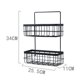 thumbnail image 4 of 1pc Cesta de pared Cesta de almacenamiento montada en la pared Perchero colgante de hierro Colgador de pared, 4 of 5