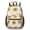 Black-2, variant on 17 Inch Lightweight Backpack,PVC Waterproof Oxford Fabric, Ergonomically Designed, with Large Capacity, Sunflower Print