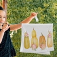 thumbnail image 5 of SKYSONIC 2 Pack Pumpkin Floral Hand Towels, Ultra Soft and Absorbent, Fall Autumn Decorative Fingertip Towel for Home, Bathroom, Kitchen, 28.3"x14.4", 5 of 5