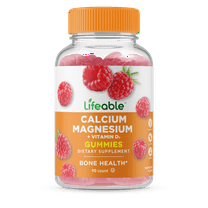 Lifeable Calcium Magnesium and Vitamin D Gummies – 90 Gummies