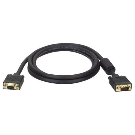 UPC: 0037332196545 | Tripp Lite VGA Coax High-Resolution Monitor Extension Cable with RGB Coax (HD15 M/F) 2048 x 1536 1080p 15 ft. (P500-015 )