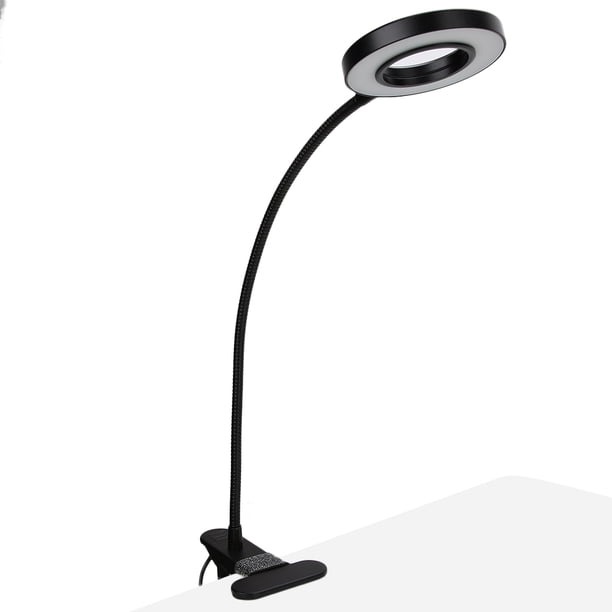 Lámpara de tatuaje con atenuación de protección ocular, lámpara de uas, lámpara de belleza, luz de escritorio para tatuajes, lámpara de mesa con Clip Led, para maquillaje de estudio de lectura LHCER Descripción de la referencia