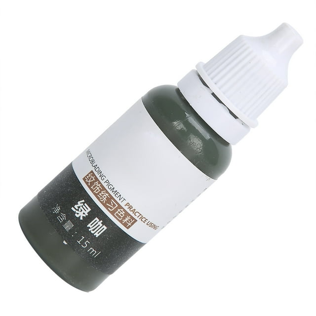 Microblading Ink Tattoo Ink Microblading Pigment, Professional Microblading Pigment Makeup Practice Lip Eyebrow Tattoo Ink Accessory 15ml