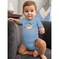 thumbnail image 2 of Funny Kiddie Antelope Drawing Bodysuit Infant -Image by Shutterstock,  Newborn, 2 of 4