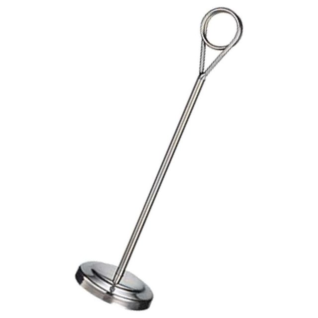 Redempat Stainless Table Number Holder Sign Holder Photo Stand for Hotel en Silvery 25cm 1Set