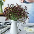 thumbnail image 7 of 10 Pcs Artificial Fake Babys Breath Gypsophila Silk Flowers Bouquet Home Wedding Party Home Decor, Purple, 7 of 7