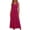 Hot Pink, variant on Summer Dresses for Women Sleeveless Scoop Neck A Line Flowy Maxi Dress Casual Tank Dress Beach Vacation Dresses