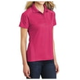 thumbnail image 4 of Yellow Rooster Women's Dri-Mesh Pro Female Polo T-Shirts Pink Raspberry XS, 4 of 6