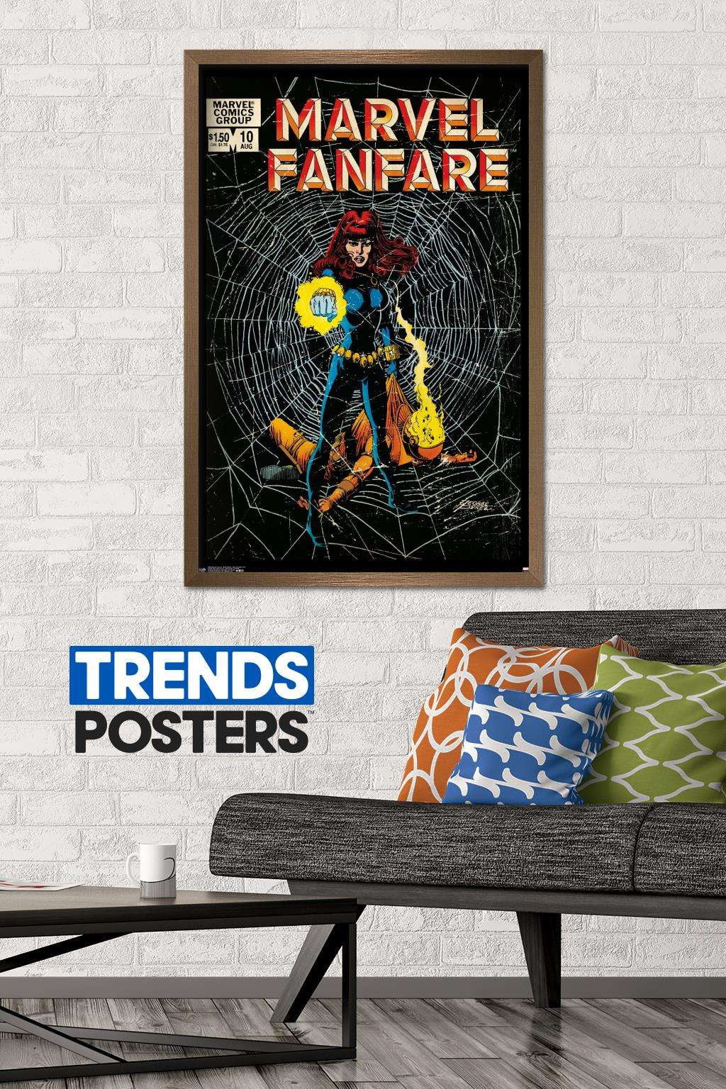 Marvel Comics - Black Widow - Marvel Fanfare #10 Wall Poster, 22.375" x 34", Framed