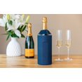 thumbnail image 3 of Enfriador portátil para botellas de vino Vinglacé de acero inoxidable color azul marino, 3 of 9