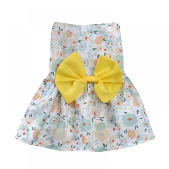 GOODLY Cute Pet Dress Dog Dress Cat Dress with Lovely Bow Pet Apparel for Puppy Dogs and Cats on Weddings Holidays Travelling