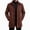 Coffee, variant on Rvwovn Men's Button Down Trench Coat Lapel Collar Relaxed Fit Casual Mid Length Outerwear with Pockets