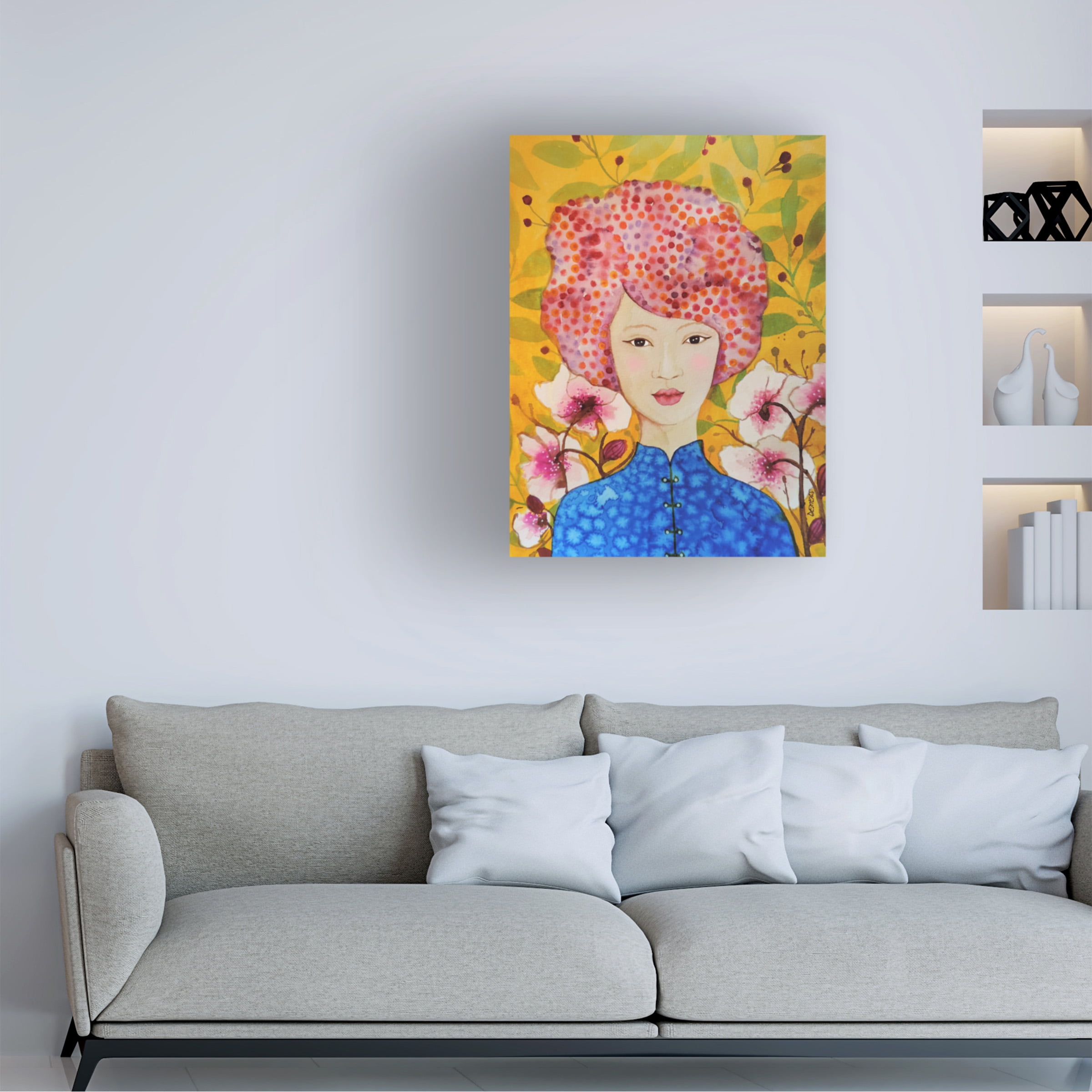 Sylvie Demers 'Jasmine' Canvas Art