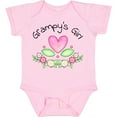thumbnail image 3 of Inktastic Grampy's Girl Heart Flowers Girls Baby Bodysuit, 3 of 5