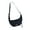 Black, variant on ZPAQI Unisex Nylon Dumpling Bags with Adjustable Zippered for Daily Use and Travel