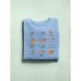 thumbnail image 3 of Celestial Zodiac Emoji - Astrology Horoscope Constellation Women's Sweatshirt, 3 of 4