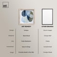 thumbnail image 6 of Serene Overlap II Shadowbox Print Modern Wall Decor by Art Remedy, Blonde Frame, 24 x 24, 6 of 7