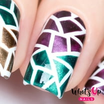 Whats Up Nails - Mosaic Vinyl Stencils Nail Art Design