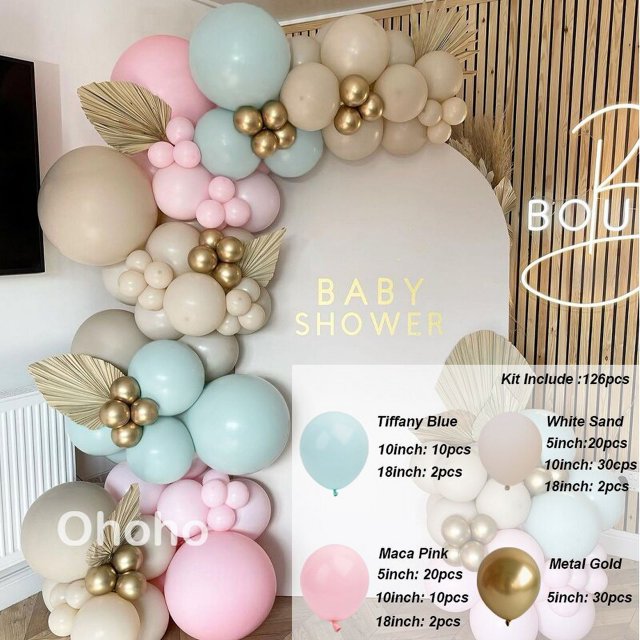 Kit de arco de guirnalda de globos blanco crema Beige, decoración de compromiso, boda, Bautismo, Baby Shower, fiesta de cumpleaños