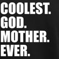 thumbnail image 3 of CafePress - Coolest Godmother Ever Pajamas - Women's Short Sleeve Print T-Shirt and Pants Dark Cotton Pajama Set, 3 of 7
