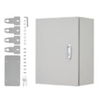 thumbnail image 2 of EDTara Stainless Steel Electrical Enclosure Box, Nema 4x, Ip67 Waterproof and Dustproof, Lockable Outdoor Junction Box With Mounting Plate and Keys for Secure Indoor/Outdoor Installations, 2 of 8