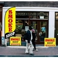 thumbnail image 6 of Smoke Shop Feather Flag Pole Kit Include 7 ft Banner Flag with Poles 5 Pcs Smoke Shop Sign and 10 Pcs Ground Stake for Outside Business Stores Shops Decoration, 6 of 7