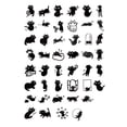 thumbnail image 2 of Cat Scrapbook Stickers, Exquisite 45pcs Cat Theme Sticker Repeat Paste Portable DIY Self Adhesive  for Calendar, 2 of 8