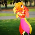 thumbnail image 3 of In the Breeze 5220 — 15-inch Hot Damsel Fish Windsock — Colorful Orange and Red Fishsock Hanging Garden Décor with Detailed Printed Graphics, 3 of 6