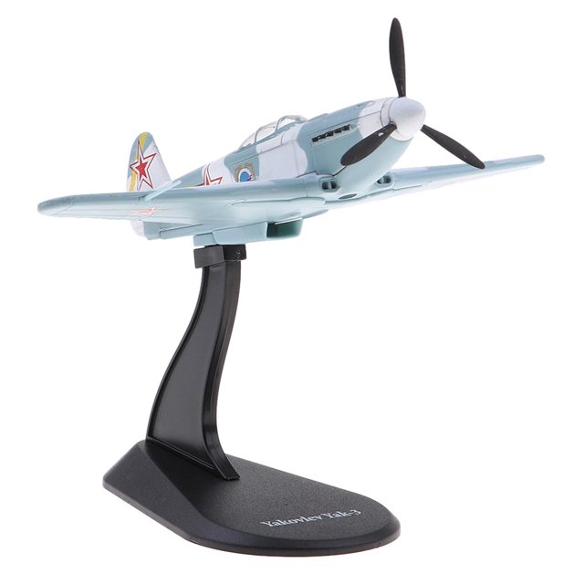 a 1:72 Soviet -3 .1 Pulgadas Modelo de Decoración Coleccionable de Oficina CUTICAT Avión de combate Yakovlev