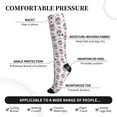 thumbnail image 2 of Sikiie Cute Poodle Dog 1 Pairs Compression Socks for Men and Women 15-20 mmHg Running Support Socks, 2 of 7