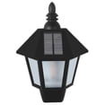 thumbnail image 1 of 1 lámpara de pared con energía solar, impermeable, vintage, hexagonal, para patio exterior., 1 of 2
