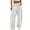 LightGrey, variant on PUWEI Women's Barrel High Waisted Sweatpants Wide Leg Drawstring Athletic Baggy Pants with Pockets