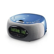 Durabrand CD Player & Clock Radio, Blue