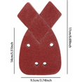 thumbnail image 2 of Papel de lija de grano 240 JAMW 10 hojas para Black and Decker Detail Palm Sander, 2 of 5