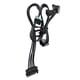 thumbnail image 4 of Cable de Alimentación Bsvklp para Disco Duro SATA 15Pin 1 a 5 Divisor fuente, 4 of 9
